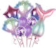 Set Baloane Aniversare Fete Set 9 Baloane Flipp...