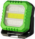 Lumină de lucru și de sit, cu baterie Lanternă Brevet LED IPX5 cu Luminozitate Maximă 500lm Verde