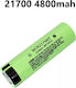 Rechargeable Lithium Battery Size 21700 Ncr21700t Li-ion 3.7v 4800mah Original 10a Tc-271