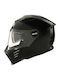 Simpson Darksome Black Metal Κράνος Μηχανής Flip-Up ECE 22.06 1400gr με Pinlock και Sunvisor