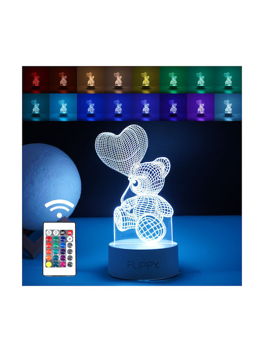 Διακοσμητικό Φωτιστικό LED 3D Illusion 3εκ.