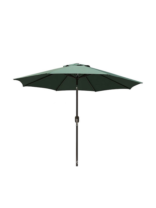 Umbrelă De Aluminiu Verde 2.7x2.7m