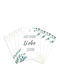 Wedding Straw Charms "Lasst Unsere Liebe Wachsen" 60 Pieces