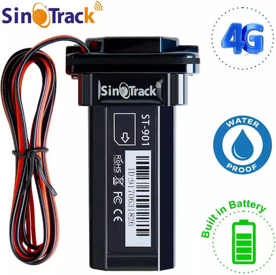 SinoTrack ST901 Αδιάβροχο GPS Tracker με GSM, 4G για Αυτοκίνητα, Μηχανές & Σκάφη