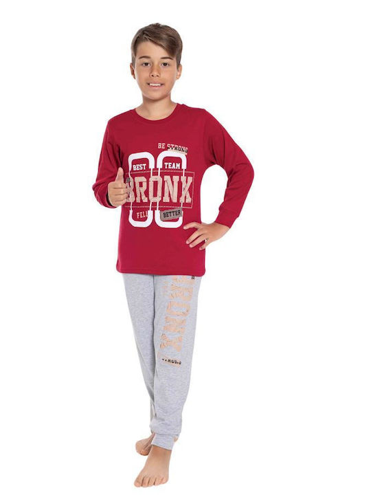 Tarik Kids' Pajamas Winter Burgundy