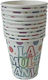 Disposable Cup Multicolour 250ml