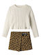 Kids' Set with Shorts Summer 2pcs Animal Print
