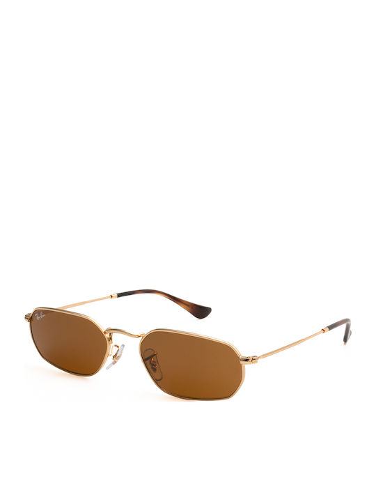 Ray Ban Unisex Γυαλιά Ηλίου με Χρυσό Μεταλλικό ...