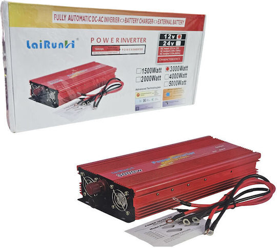 Invertor Auto 3000W pentru Convertirea 12V DC în 220V AC