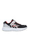 Microspec Kinder Sneakers mit Klettverschluss Schwarz