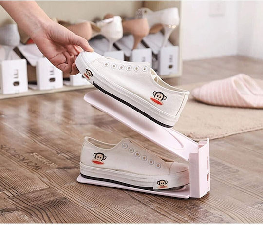 Bază Din Plastic Pentru Depozitarea Pantofilor În Culoare Bej 27x10x20cm