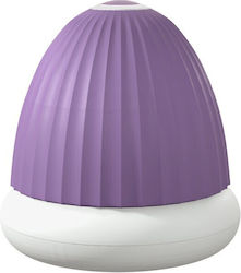 2 In 1 Lint Remover Flippy Clothes Cleaning Night Light 3 Levels Type C Charging 4 W 9 X 10 Cm Purple