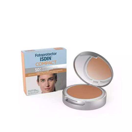 Isdin Compact Αντηλιακό Προσώπου SPF50 με Χρώμα #Light 10gr