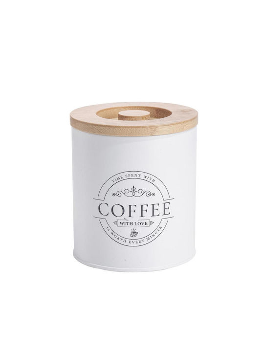 Oriana Ferelli Coffee Jar with Lid Ceramic 11.2x11.2x15cm 1 Piece
