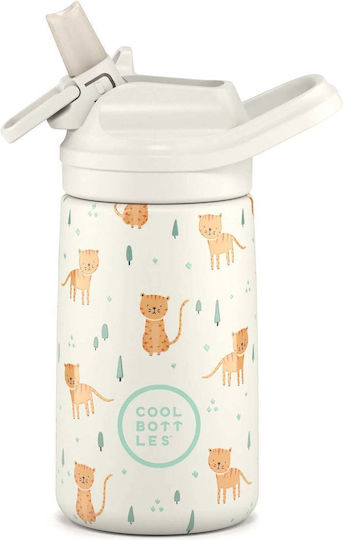 Cool Bottles Детска Бутилка За Вода Неръждаема Стомана Kiddies 350ml