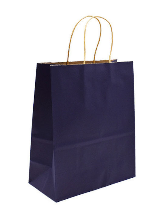 Metron Papier Tasche für Geschenke Blau 22x11x2...