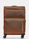 Mandarina Duck Zephyr Μεσαία Βαλίτσα Ταξιδίου Υφασμάτινη Κεραμιδί με 4 Ρόδες Ύψους 67εκ.