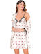 Moongirl Winter Women's Pyjama Set Ecru