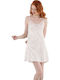 Sevim Winter Damen Nachthemd Beige Rhea
