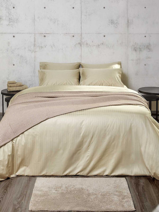 Charisma Σετ Σεντόνια Μονά 100x200εκ. Beige (3τμχ)
