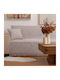Borea Bari Four-Seater Sofa Throw Chenille 180x350cm Gray
