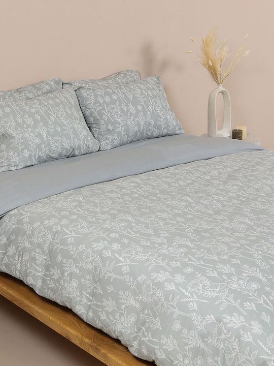 Sunshine Duvet Cover Cotton Double 200x250 Cotton Feelings 2050 2050 Grey