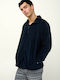 Vamp Χειμερινή Ανδρική Πιτζάμα Fleece Blue