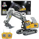 Lean Toys Remote Controlled Τηλεκατευθυνόμενος Εκσκαφέας Κίτρινο