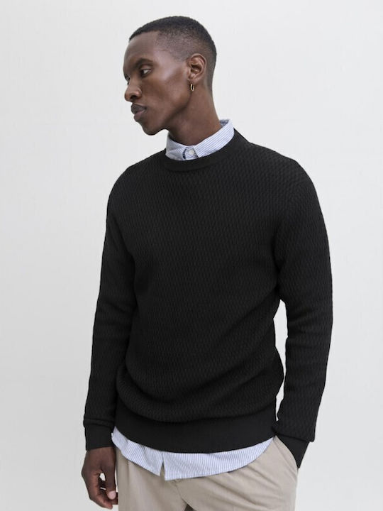 Jack & Jones Pulover cu mânecă lungă Black