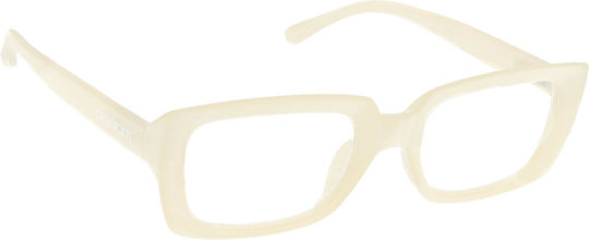 Oramont Damen Lesebrille +2.00 Ecru 9082