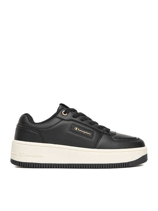 Champion Plat Damen Sneakers Schwarz