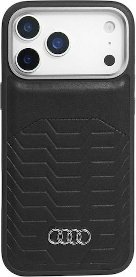 Audi Case Gt Synthetic Leather Magsafe Iphone 17 Pro Max Black Au-tpupcmip17pm-gt/d3-bk