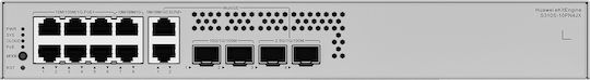 Huawei eKitEngine S310S-10PN4JX Unmanaged L2 Switch με 8 Θύρες Gigabit (1Gbps) Ethernet και 4 SFP Θύρες