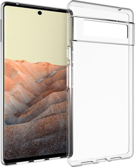 Sockproof Anti-slip Back Cover Silicon Transparent (Google Pixel 6 Pro)