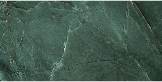 Bagno Tiles Manaos Placă Perete Interior Porțelanat Lucios 120x60cm Green