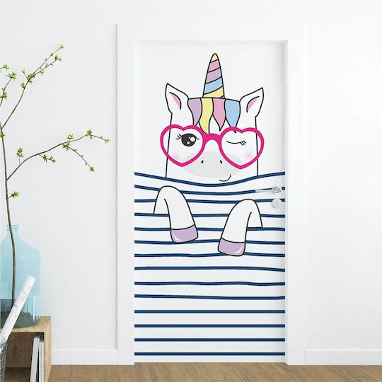 Caravelshop Детска стикерна за стена Врата 90x70бр