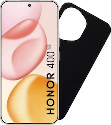 Volte-Tel Silikon Umschlag Rückseite Schwarz (Honor 400)