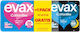 Evax Evax Baumwollartige Hygienepads Pack Normal mit Flügeln Tag 32 Stück + Nacht Flügel 11 Stück