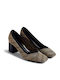 Pointed Toe Black Medium Heels