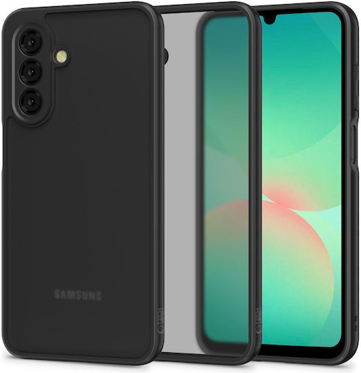 Tech-Protect Magmat Umschlag Rückseite Silikon / Kunststoff Schwarz (Galaxy A17)