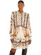 Mini Evening Dress Cream