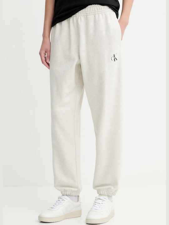 Calvin Klein Sweatpants Jogger Vanilla Heather