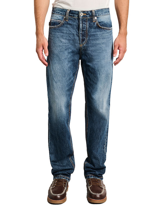 Martin Men's Jeans Pants with Relaxed Baggy Fit Blue