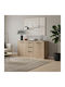 Bufet Doha din Lemn cu Sertare Sonoma Απόχρωση 150x45x80.5cm