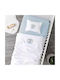 Borea Baby Sheets Set Crib Cotton White 120x160cm 2pcs