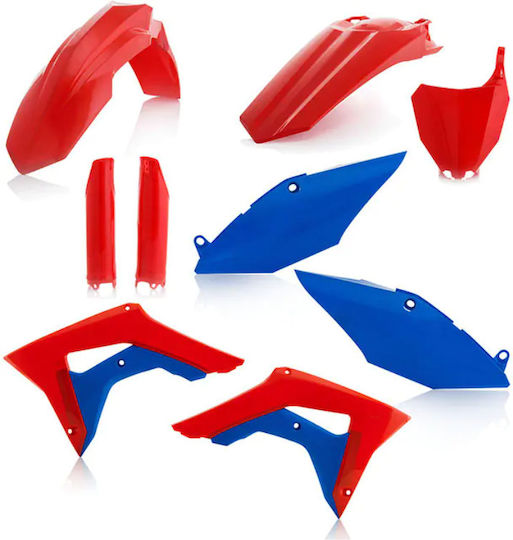 Acerbis Motorcycle Plastic Set Red 1pcs
