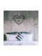 Διακοσμητικό Τοίχου 47x40 A-g Heart 279enz1124 47x40 Μεταλλικό
