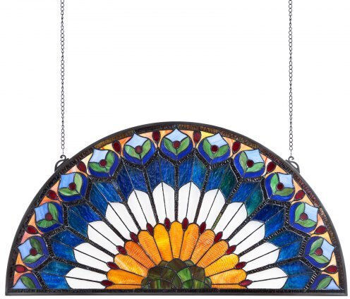 Vevor Τζάμι Βιτρώ Τύπου Tiffany Αλυσίδα 36 X 18 Ίντσες Byxcsblbbyxcjakcj001v0