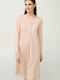 Vamp Nightgown Maternity & Nursing Pink Tan
