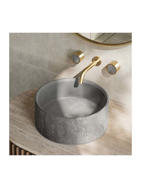 Naron Nr-b001 Countertop Sink Stone 39.5x12cm B...